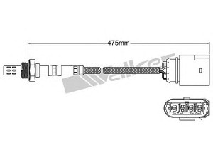 WALKER PRODUCTS 250-24264 lambda jutiklis 
 Išmetimo sistema -> Jutiklis/zondas
06A906265E, 06A906265E, 032 906 265 F