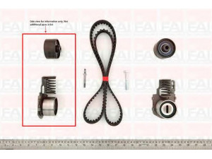 FAI AutoParts TBK50 paskirstymo diržo komplektas 
 Techninės priežiūros dalys -> Papildomas remontas
0831-21, 0831-50, 0831-51, 083121