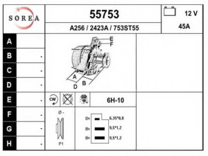 EAI 55753 kintamosios srovės generatorius