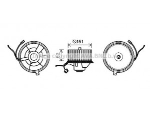 AVA QUALITY COOLING ST8505 elektrovariklis, vidinis pūtiklis 
 Šildymas / vėdinimas -> Orpūtė/dalys
6N1819021, 6N1819021