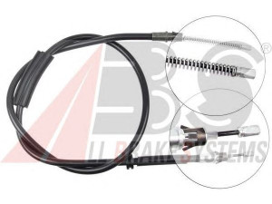 A.B.S. K10735 trosas, stovėjimo stabdys 
 Stabdžių sistema -> Valdymo svirtys/trosai
1051343, 1063194, 6944442