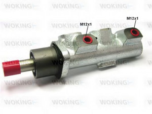 WOKING C1022.57 pagrindinis cilindras, stabdžiai 
 Stabdžių sistema -> Pagrindinis stabdžių cilindras
9949303, 46100S5A003