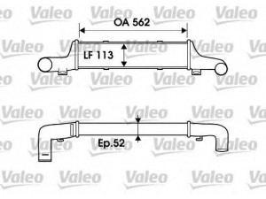 VALEO 817905 tarpinis suslėgto oro aušintuvas, kompresorius 
 Variklis -> Oro tiekimas -> Įkrovos agregatas (turbo/superįkrova) -> Tarpinis suslėgto oro aušintuvas
2105000400, 2105001300