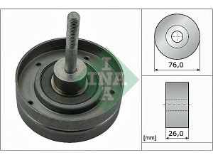 INA 532 0351 30 kreipiantysis skriemulys, V formos rumbuotas diržas 
 Diržinė pavara -> V formos rumbuotas diržas/komplektas -> Laisvasis/kreipiamasis skriemulys
9207905
