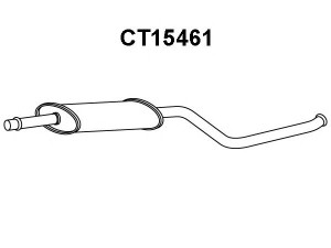 VENEPORTE CT15461 priekinis duslintuvas 
 Išmetimo sistema -> Duslintuvas
96119135