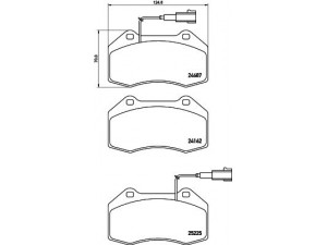 HELLA PAGID 8DB 355 016-141 stabdžių trinkelių rinkinys, diskinis stabdys 
 Techninės priežiūros dalys -> Papildomas remontas
77365672, 51934099, 71765466, 77365672