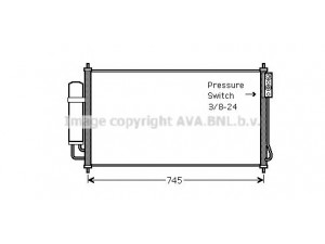 AVA QUALITY COOLING DN5325D kondensatorius, oro kondicionierius 
 Oro kondicionavimas -> Kondensatorius
92110CA000, 92110CN000