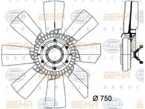 HELLA 8MV 376 730-001 ventiliatorius, radiatoriaus
2 041 653 3