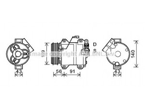 AVA QUALITY COOLING SZK121 kompresorius, oro kondicionierius 
 Oro kondicionavimas -> Kompresorius/dalys
9520054JB0
