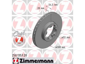 ZIMMERMANN 250.1357.20 stabdžių diskas 
 Dviratė transporto priemonės -> Stabdžių sistema -> Stabdžių diskai / priedai
1 371 393, 1 503 287, 1 546 747