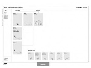 DINEX 128100107 išmetimo sistema 
 Išmetimo sistema -> Išmetimo sistema, visa