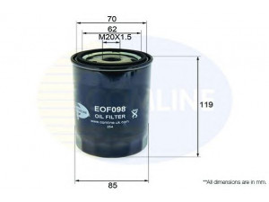 COMLINE EOF098 alyvos filtras 
 Filtrai -> Alyvos filtras
7700749566, 7700850394, 7700865981