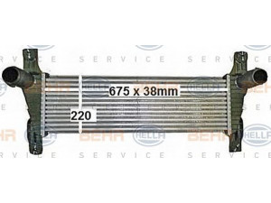 HELLA 8ML 376 900-601 tarpinis suslėgto oro aušintuvas, kompresorius 
 Variklis -> Oro tiekimas -> Įkrovos agregatas (turbo/superįkrova) -> Tarpinis suslėgto oro aušintuvas
U21313550D, UH0113550B