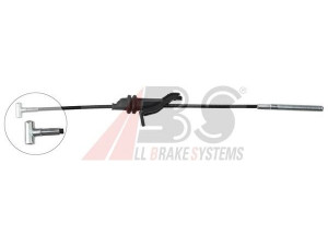 A.B.S. K17501 trosas, stovėjimo stabdys 
 Stabdžių sistema -> Valdymo svirtys/trosai
1321246, 1371043, 1405505, 1674968