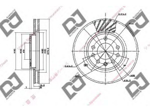 DJ PARTS BD1398 stabdžių diskas 
 Dviratė transporto priemonės -> Stabdžių sistema -> Stabdžių diskai / priedai
569060, 90539466