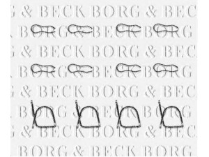 BORG & BECK BBK1072 priedų komplektas, diskinių stabdžių trinkelės 
 Stabdžių sistema -> Diskinis stabdys -> Stabdžių dalys/priedai