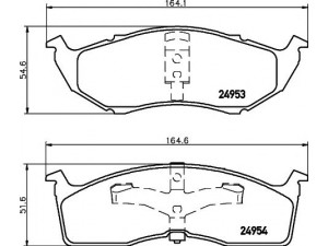 HELLA PAGID 8DB 355 014-971 stabdžių trinkelių rinkinys, diskinis stabdys 
 Techninės priežiūros dalys -> Papildomas remontas
05011067AA, 05011069AA, 4762682