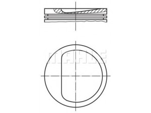 PERFECT CIRCLE 56 05898 C stūmoklis 
 Variklis -> Cilindrai/stūmokliai
71711524