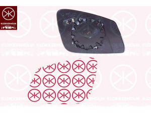 KLOKKERHOLM 00671062 veidrodėlio stiklas, išorinis veidrodėlis 
 Kėbulas -> Langai/veidrodėliai -> Veidrodėlis
51 16 7 251 584