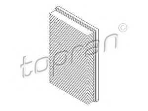 TOPRAN 201 642 oro filtras 
 Filtrai -> Oro filtras
08 34 262, 08 34 292, 08 34 293