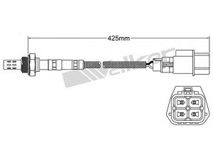 WALKER PRODUCTS 250-24186 lambda jutiklis 
 Variklis -> Variklio elektra
226A0 7J501, 226A0 7J600