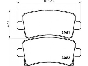 HELLA PAGID 8DB 355 012-991 stabdžių trinkelių rinkinys, diskinis stabdys 
 Techninės priežiūros dalys -> Papildomas remontas
13237765, 13237766, 13338368, 13343450