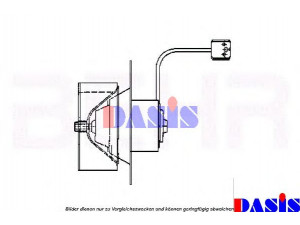 AKS DASIS 740900N vidaus pūtiklis 
 Šildymas / vėdinimas -> Orpūtė/dalys
0008307708, A0008307708