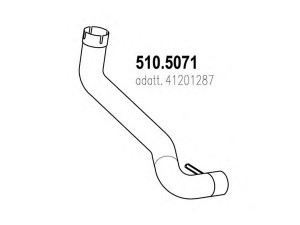 ASSO 510.5071 išleidimo kolektorius 
 Išmetimo sistema -> Išmetimo vamzdžiai
41201287