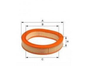 UNIFLUX FILTERS XA436 oro filtras 
 Techninės priežiūros dalys -> Techninės priežiūros intervalai
1475 214, 71 TF 9601 BA, 834 239