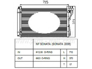 PARTS-MALL PXNCA-080 kondensatorius, oro kondicionierius 
 Oro kondicionavimas -> Kondensatorius
976063K160, 976063L180