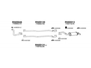 VENEPORTE 550440 išmetimo sistema 
 Išmetimo sistema -> Išmetimo sistema, visa