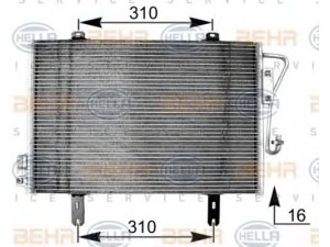 HELLA 8FC 351 038-591 kondensatorius, oro kondicionierius 
 Oro kondicionavimas -> Kondensatorius
77 00 301 253, 82 00 221 131, 82 00 708 128