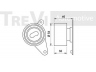 TREVI AUTOMOTIVE TD1379 įtempiklio skriemulys, paskirstymo diržas 
 Techninės priežiūros dalys -> Papildomas remontas
1350570010, 1350570030, 1350570040