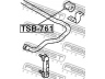 FEBEST TSB-761 skersinio stabilizatoriaus įvorių komplektas 
 Ašies montavimas/vairavimo mechanizmas/ratai -> Stabilizatorius/fiksatoriai -> Sklendės
48815-30200