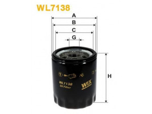 WIX FILTERS WL7138 alyvos filtras 
 Techninės priežiūros dalys -> Techninės priežiūros intervalai
OK138, 5939832, 60504569, 46805828