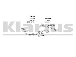 KLARIUS 391152U išmetimo sistema 
 Išmetimo sistema -> Išmetimo sistema, visa