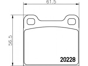 COBREQ N-207 stabdžių trinkelių rinkinys, diskinis stabdys 
 Techninės priežiūros dalys -> Papildomas remontas
171698151E, 811698151, 823698151