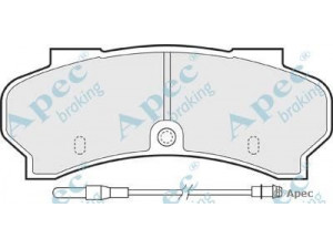 APEC braking PAD632 stabdžių trinkelių rinkinys, diskinis stabdys
425030, 425309