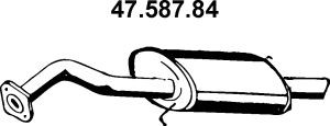 EBERSPÄCHER 47.587.84 galinis duslintuvas 
 Išmetimo sistema -> Duslintuvas
17430-11340