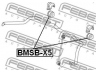 FEBEST BMSB-X5 skersinio stabilizatoriaus įvorių komplektas
31351097021