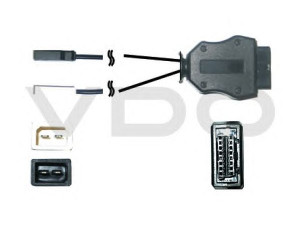 VDO A2C59512079 OBD kabelis, savidiagnostikos blokas