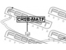 FEBEST CHSB-MATF skersinio stabilizatoriaus įvorių komplektas
96322618