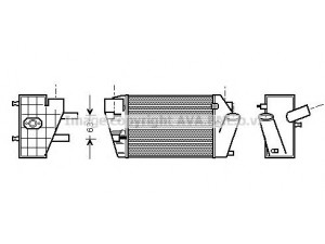 AVA QUALITY COOLING AI4187 tarpinis suslėgto oro aušintuvas, kompresorius 
 Variklis -> Oro tiekimas -> Įkrovos agregatas (turbo/superįkrova) -> Tarpinis suslėgto oro aušintuvas
8E0145805E, 8E0145805G, 8E0145805P