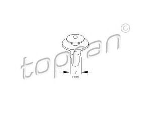 TOPRAN 103 545 sąvarža, atšvaitas / apsaugos juosta 
 Kėbulas -> Apdaila/apsauga/dekoratyvinės juostelės/emblemos -> Apdailos/apsauginės juostelės
357 853 585A