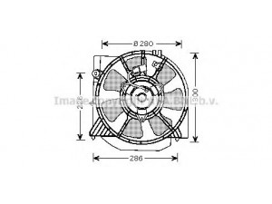 AVA QUALITY COOLING MZ7541 ventiliatorius, radiatoriaus 
 Aušinimo sistema -> Oro aušinimas
DC4161710A