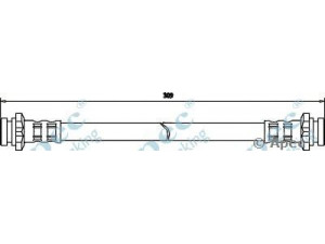 APEC braking HOS3253 stabdžių žarnelė 
 Stabdžių sistema -> Stabdžių žarnelės
4621490J00