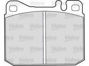 VALEO 598110 stabdžių trinkelių rinkinys, diskinis stabdys 
 Techninės priežiūros dalys -> Papildomas remontas
0004205920, 0004206020, 0004209420