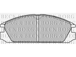 BORG & BECK BBP1222 stabdžių trinkelių rinkinys, diskinis stabdys 
 Techninės priežiūros dalys -> Papildomas remontas
