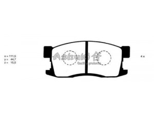 ASHUKI H030-01 stabdžių trinkelių rinkinys, diskinis stabdys 
 Techninės priežiūros dalys -> Papildomas remontas
0 986 493 670/BOSCH, 2136701/TEXTAR