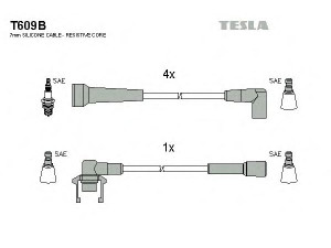 TESLA T609B uždegimo laido komplektas 
 Kibirkšties / kaitinamasis uždegimas -> Uždegimo laidai/jungtys
3436582-5